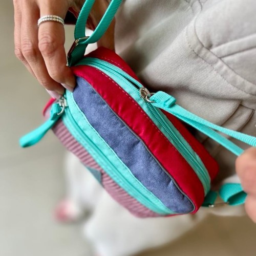 Torebka Candy Lollipop Mint tył z kieszenią zewnętrzną