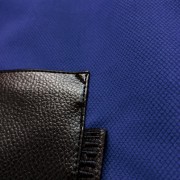 Granatowa welurowa torebka METRO crossbody
