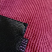 Sztruksowa torebka METRO pomidorowa crossbody
