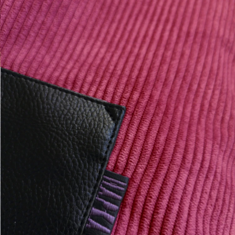 Sztruksowa torebka METRO pomidorowa crossbody