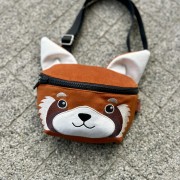 Zwierzonerka Panda Ruda z regulowanym paskiem