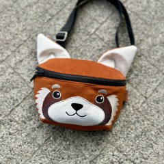 Zwierzonerka Panda Ruda z regulowanym paskiem